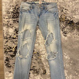 Mossimo supply co Light wash Ripped Jeans